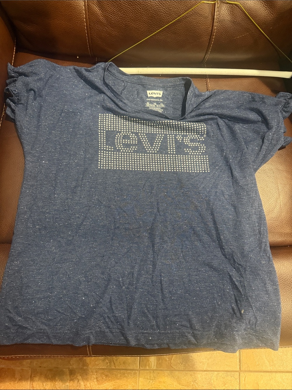 Levi's Navy Blue Studded Logo Tee
